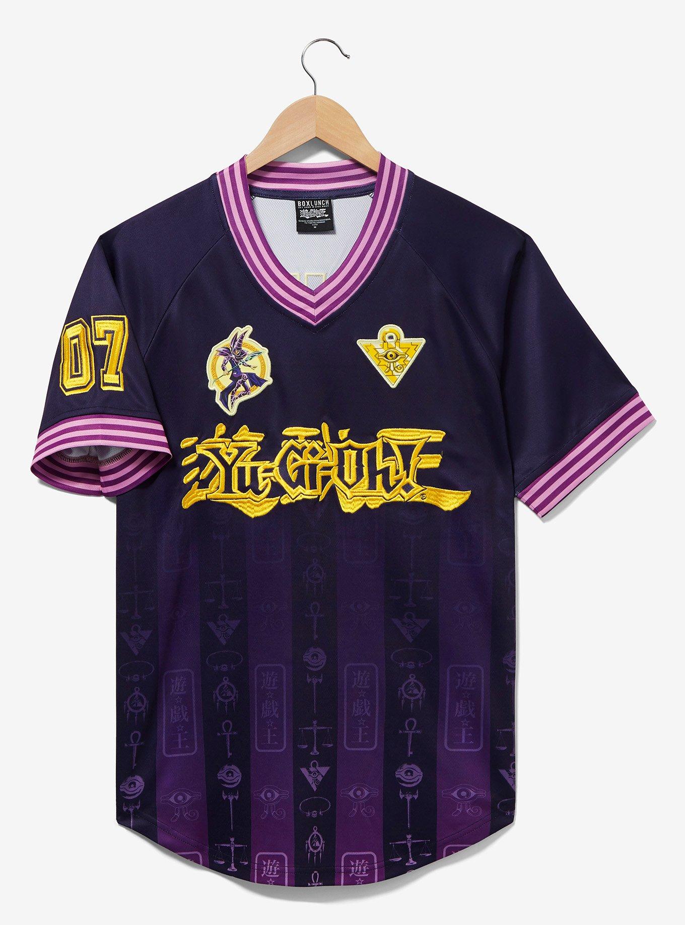 Yu-Gi-Oh! Yugi Batting Jersey - BoxLunch Exclusive, PURPLE, hi-res