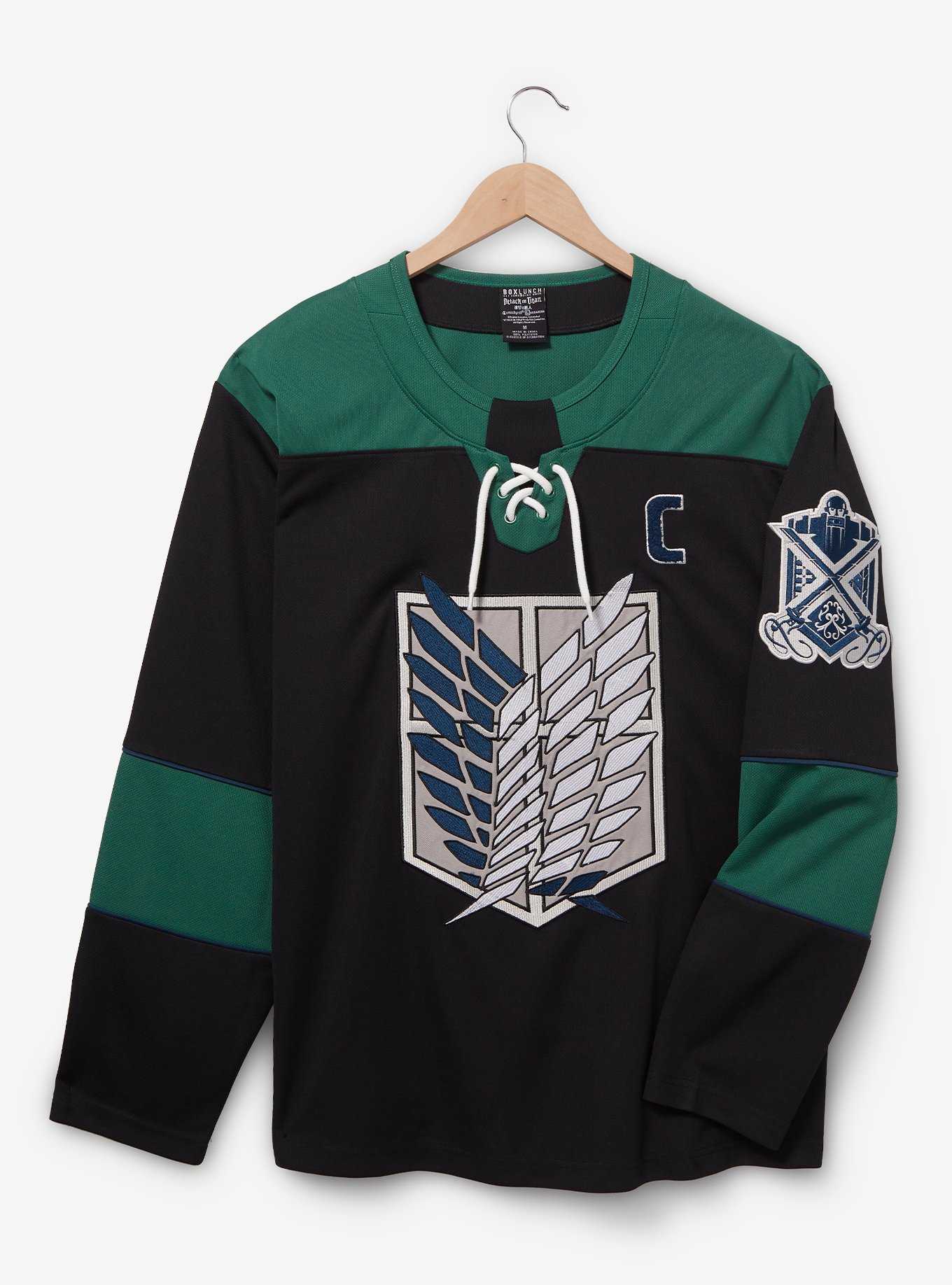 Attack on Titan Captain Levi Hockey Jersey - BoxLunch Exclusive, , hi-res