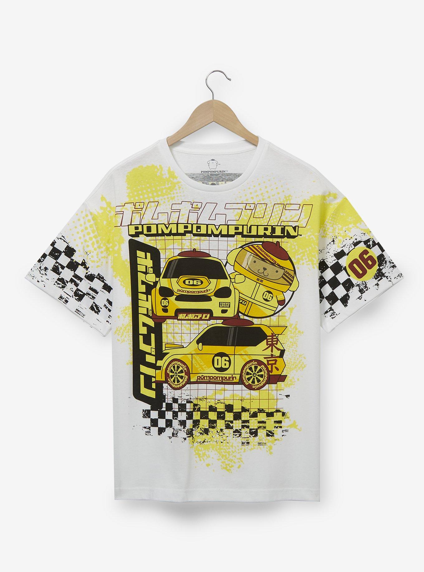 Sanrio Pompompurin Racecar T-Shirt - BoxLunch Exclusive, , hi-res