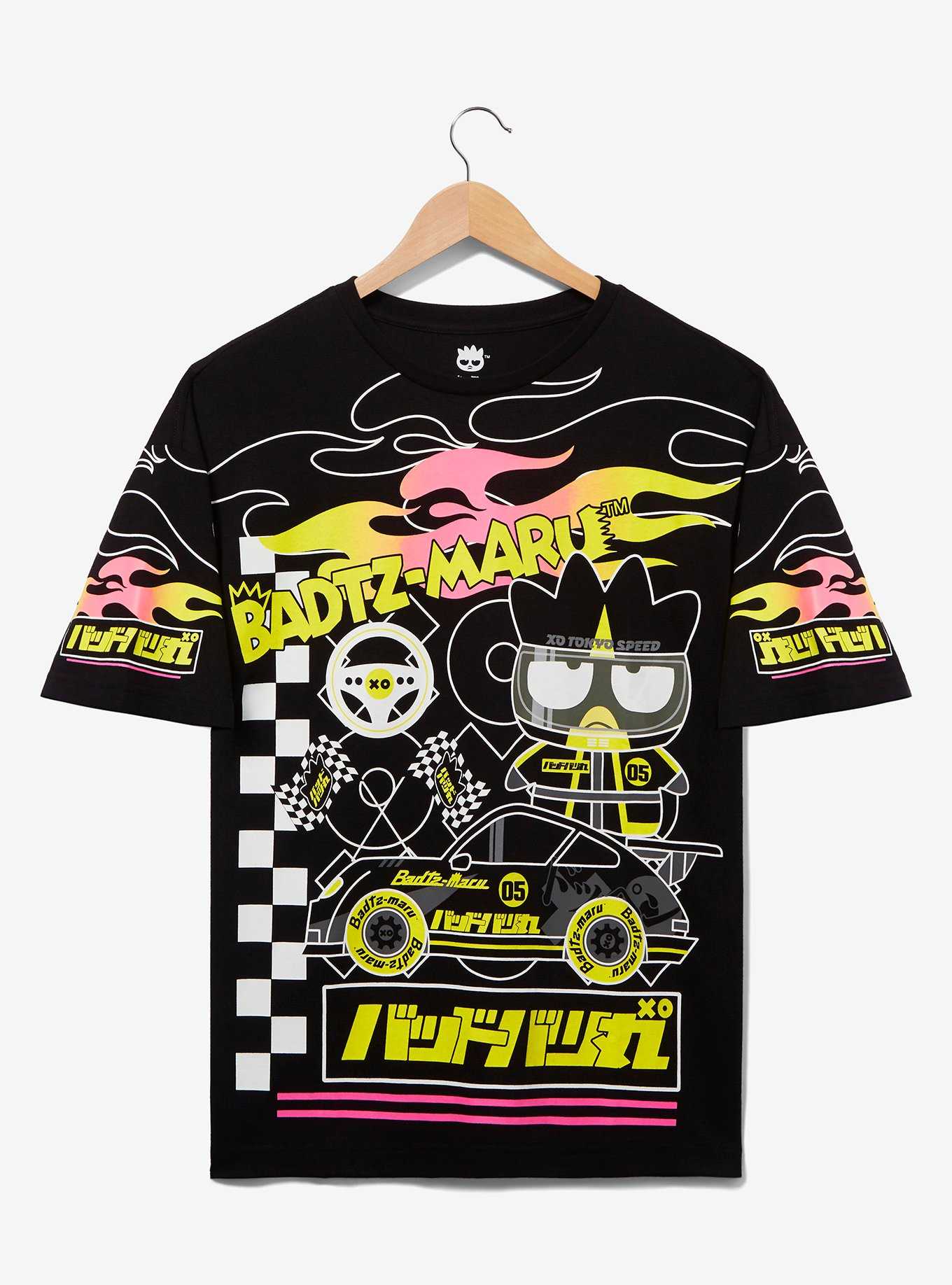 Sanrio Badtz-Maru Racecar T-Shirt - BoxLunch Exclusive, , hi-res
