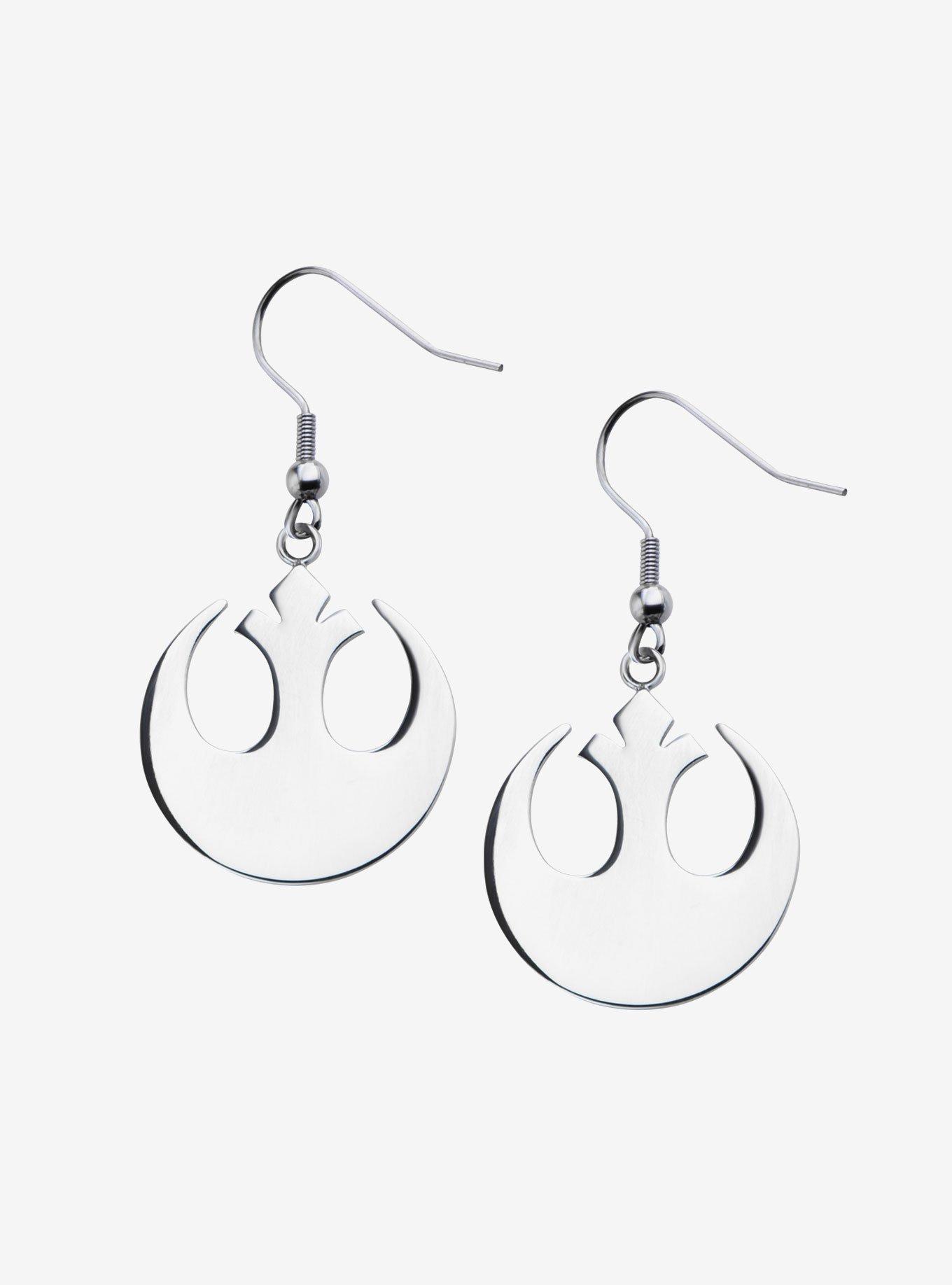 Star Wars Rebel Alliance Symbol Hook Dangle Earrings, , hi-res