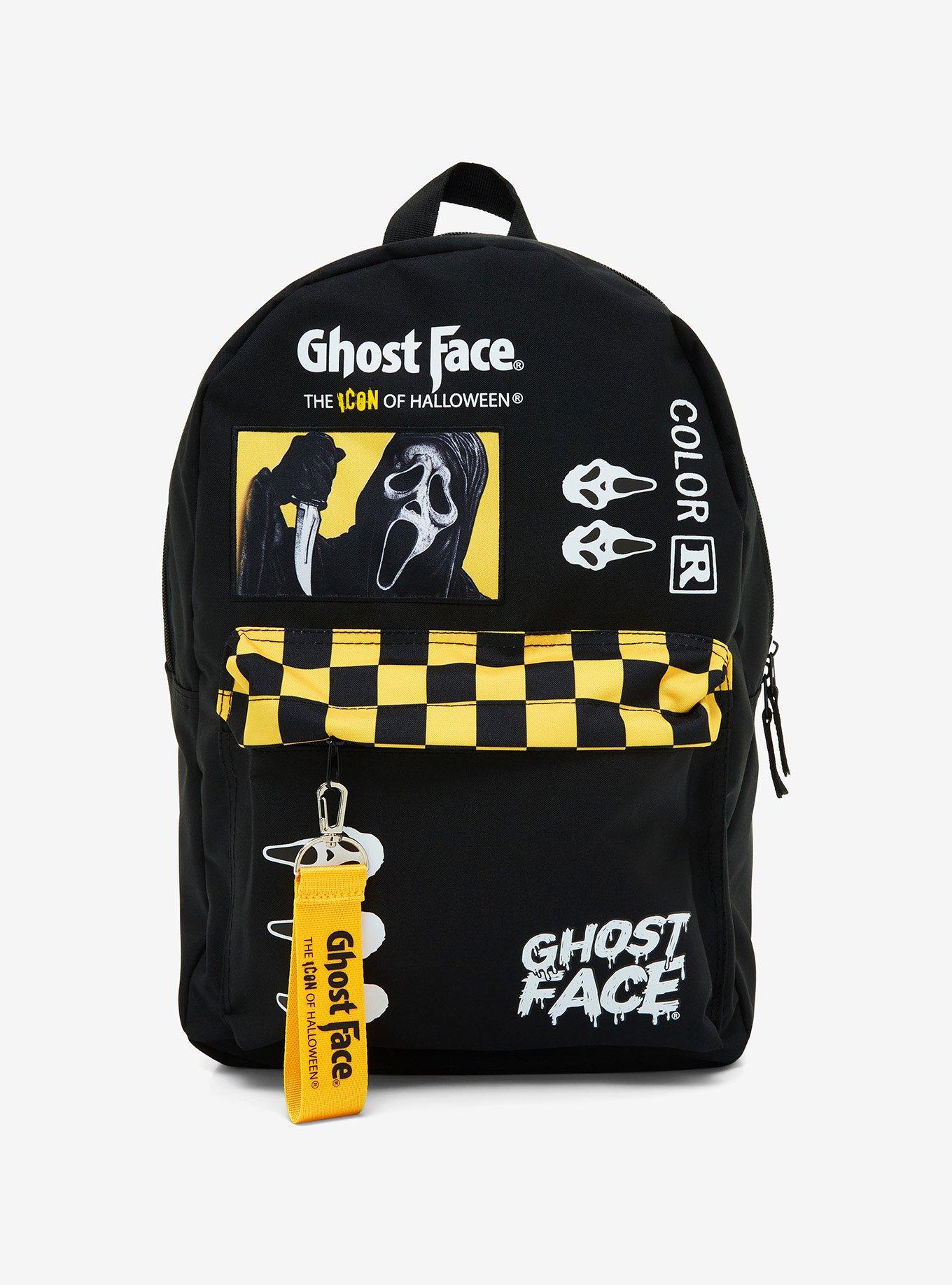 Scream Ghost Face Icons Backpack, , hi-res