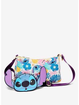 Disney Lilo & Stitch Floral Stitch Shoulder Bag, , hi-res