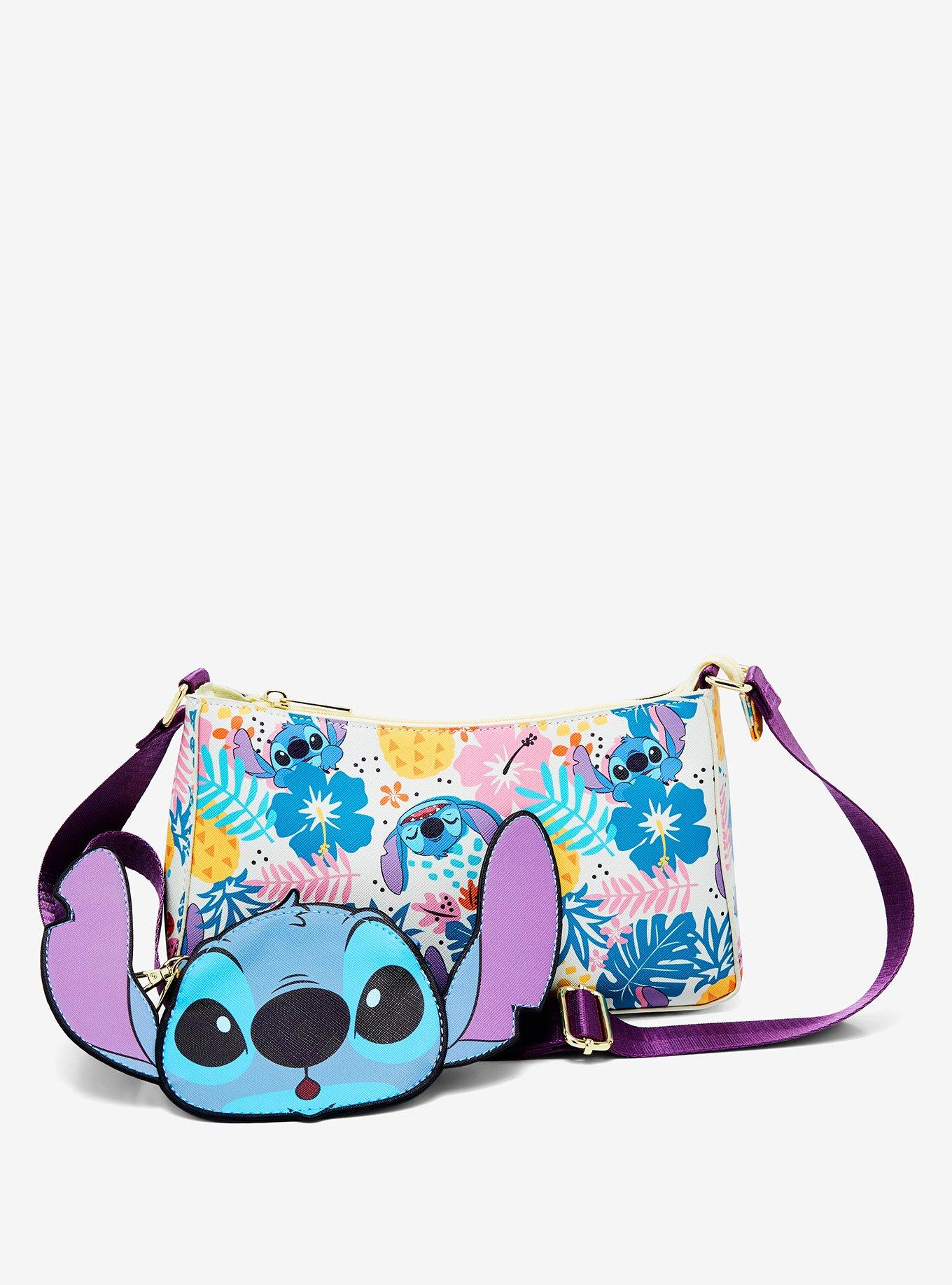Disney Lilo & Stitch Floral Stitch Shoulder Bag, , hi-res