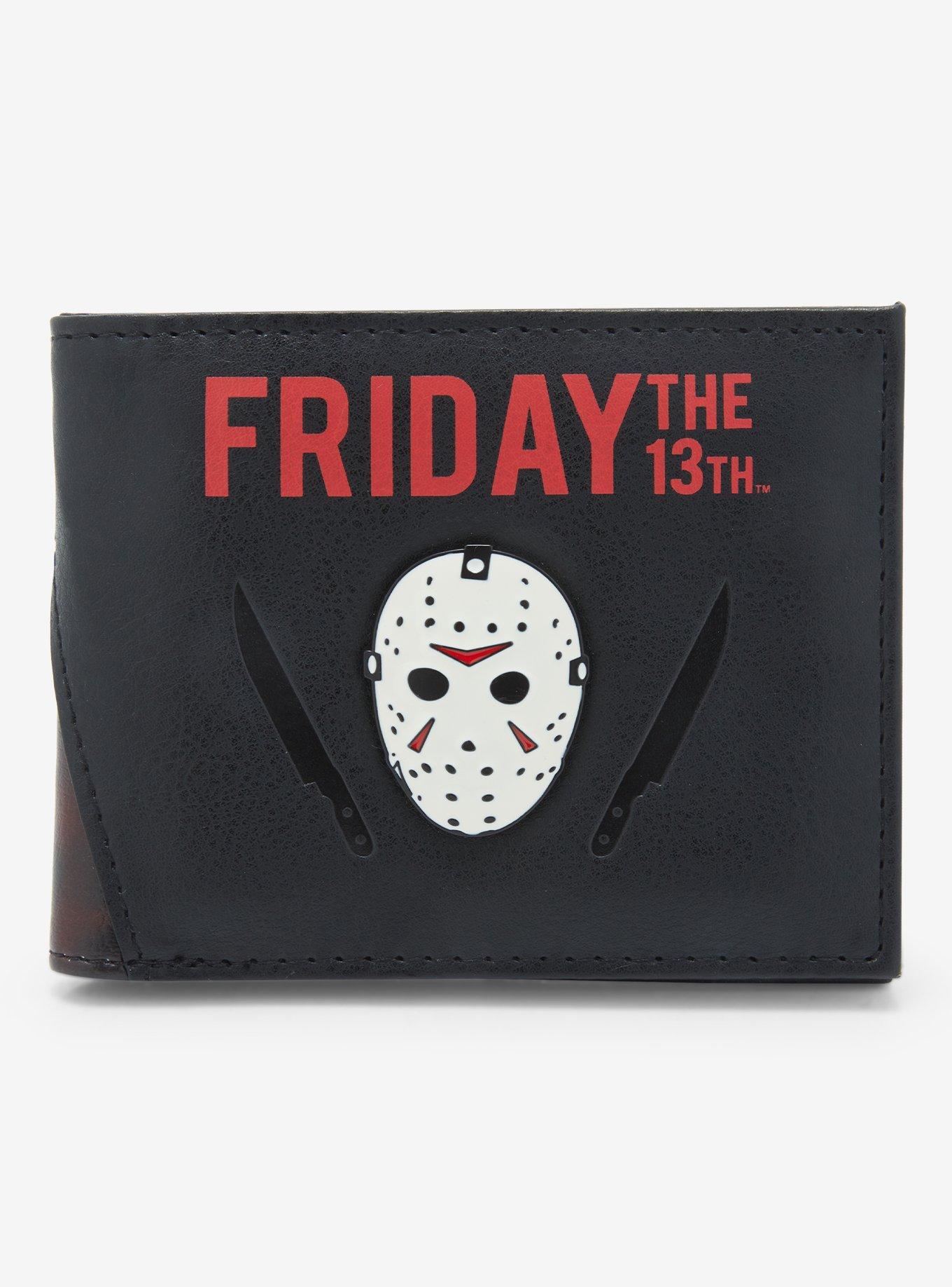 Friday the 13th Jason Mask Bifold Wallet, , hi-res