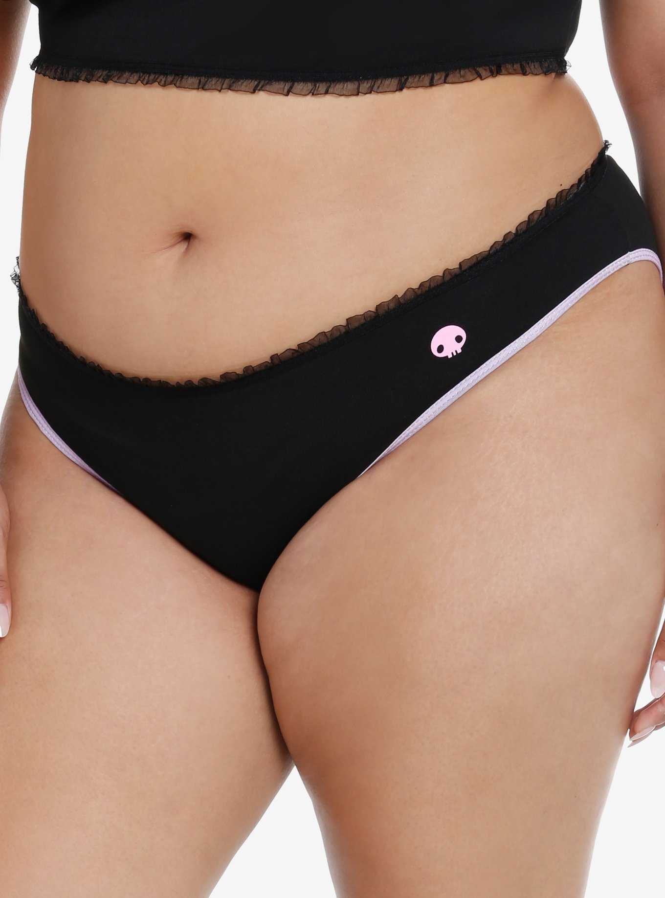 WOMFUI Pink Hello Kitty Soft Underwear Breathable Stretchy Briefs