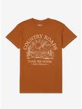 John Denver Take Me Home T-Shirt, BROWN, hi-res