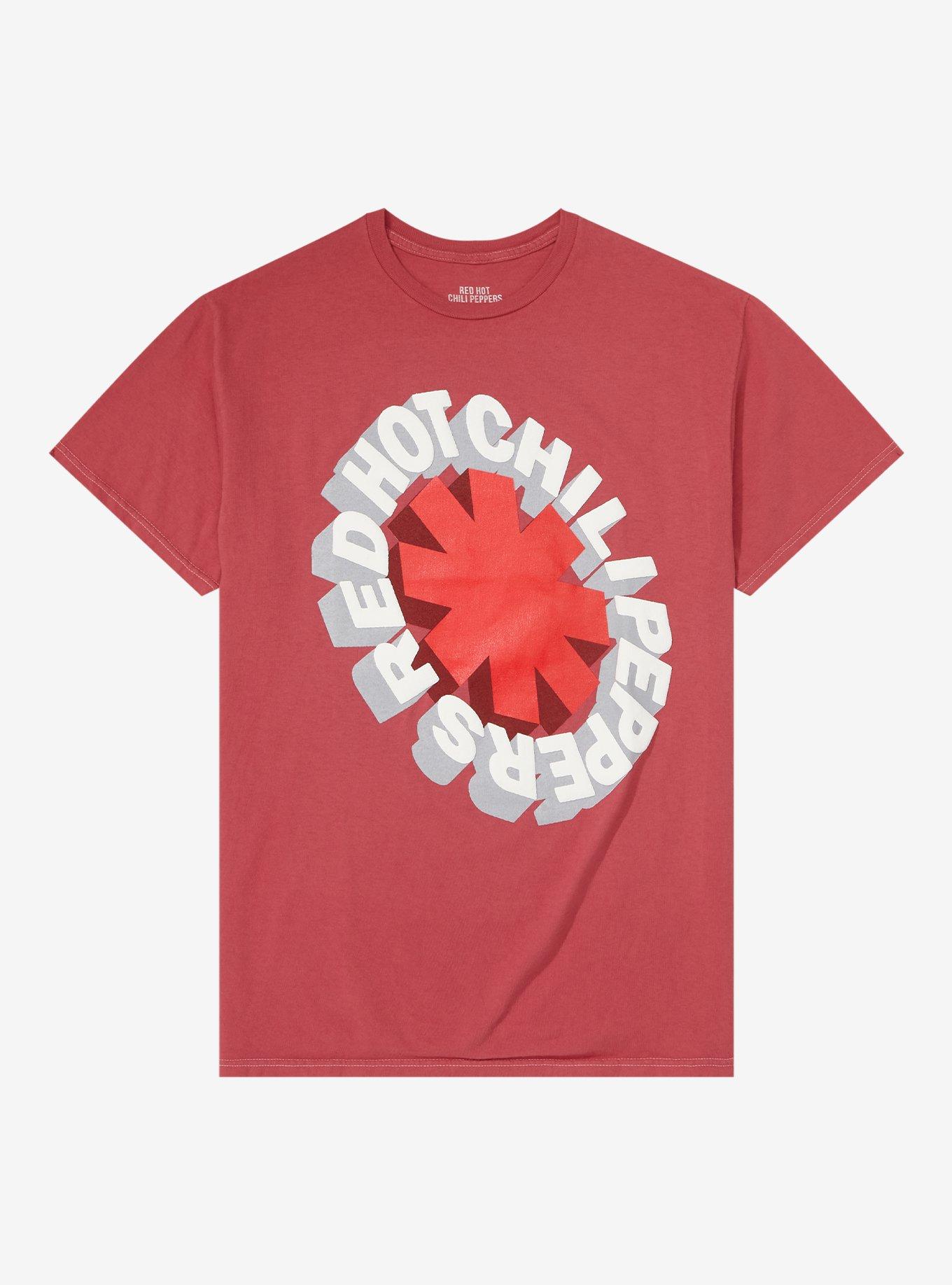 Red Hot Chili Peppers Puff Paint Logo T-Shirt, , hi-res