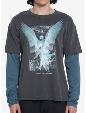 Angelic Double Exposure Twofer Long-Sleeve T-Shirt, , hi-res