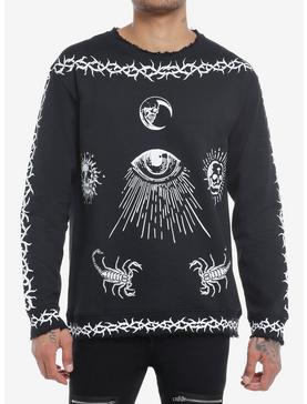 Vines Occult Symbols Long-Sleeve Sweatshirt, , hi-res