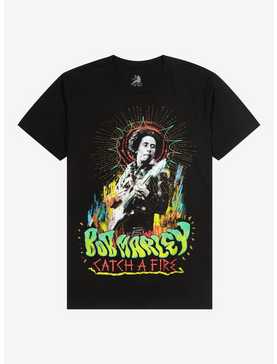 Bob Marley And The Wailers Catch A Fire Tracklist T-Shirt, , hi-res
