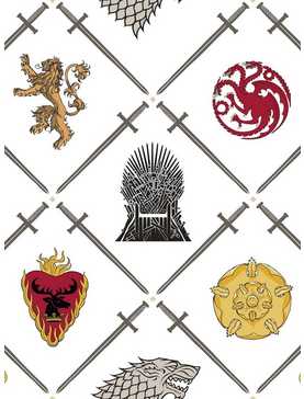 Game of Thrones House Sigils Peel & Stick Wallpaper, , hi-res