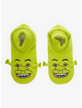 Shrek Portrait Figural Slipper Socks - BoxLunch Exclusive, , hi-res