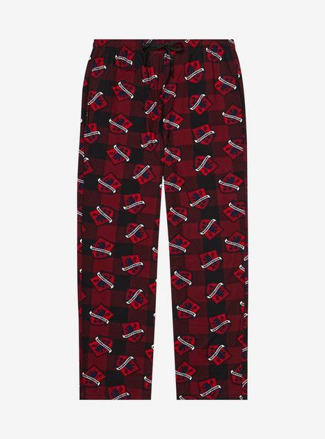 Harry Potter Plaid Gryffindor Allover Print Sleep Pants - BoxLunch ...