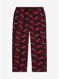 Harry Potter Plaid Gryffindor Allover Print Plus Size Sleep Pants - BoxLunch Exclusive, RED, hi-res