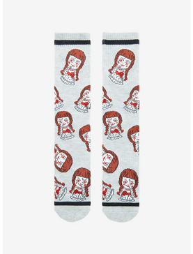Annabelle Portrait Allover Print Crew Socks - BoxLunch Exclusive, , hi-res