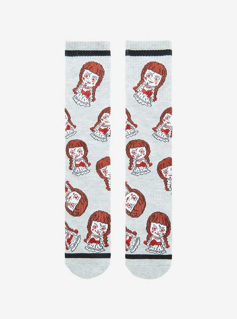 Annabelle Portrait Allover Print Crew Socks - BoxLunch Exclusive | BoxLunch