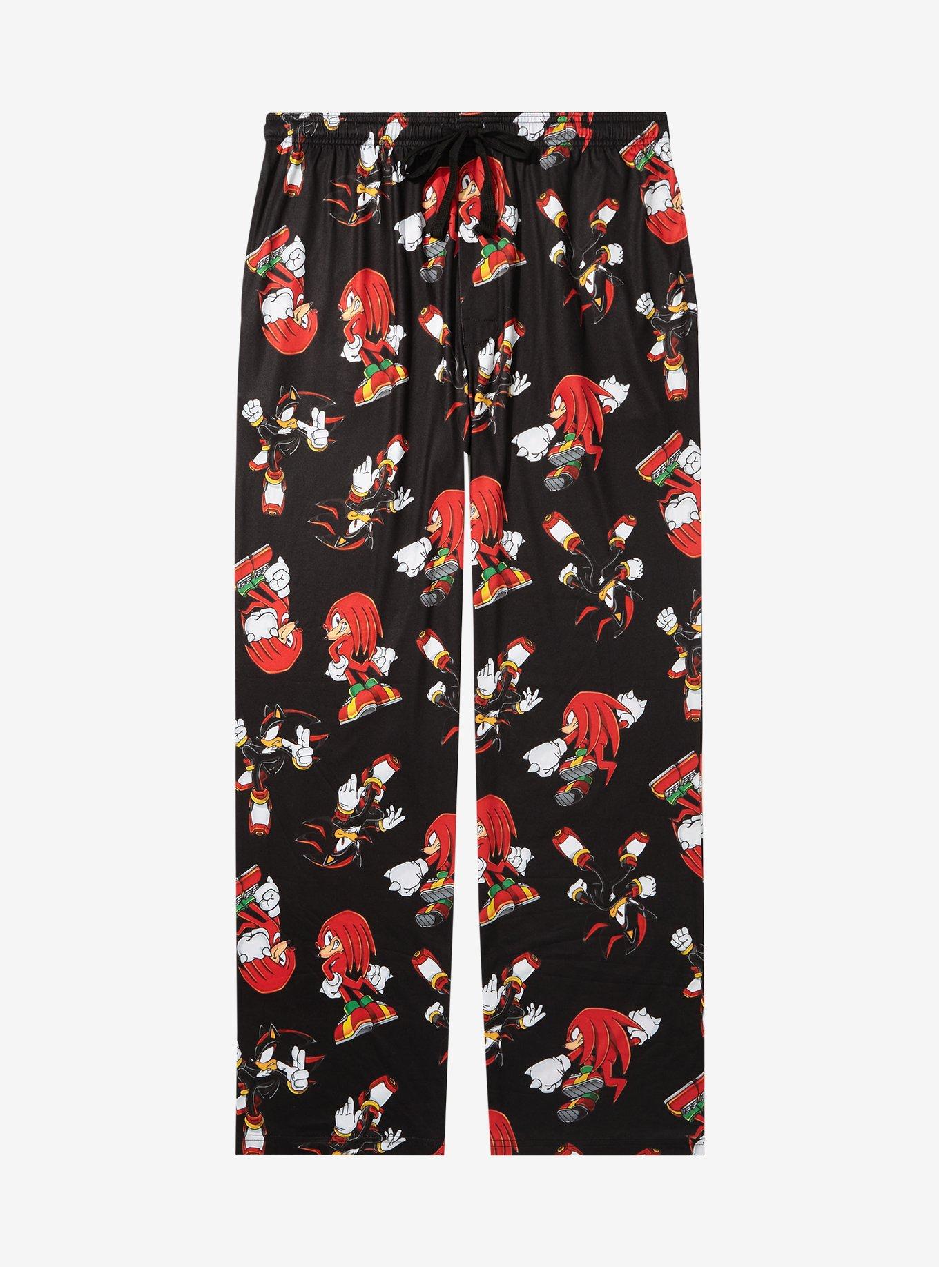 Sonic the Hedgehog Knuckles Shadow Allover Print Sleep Pants BoxLunch Exclusive