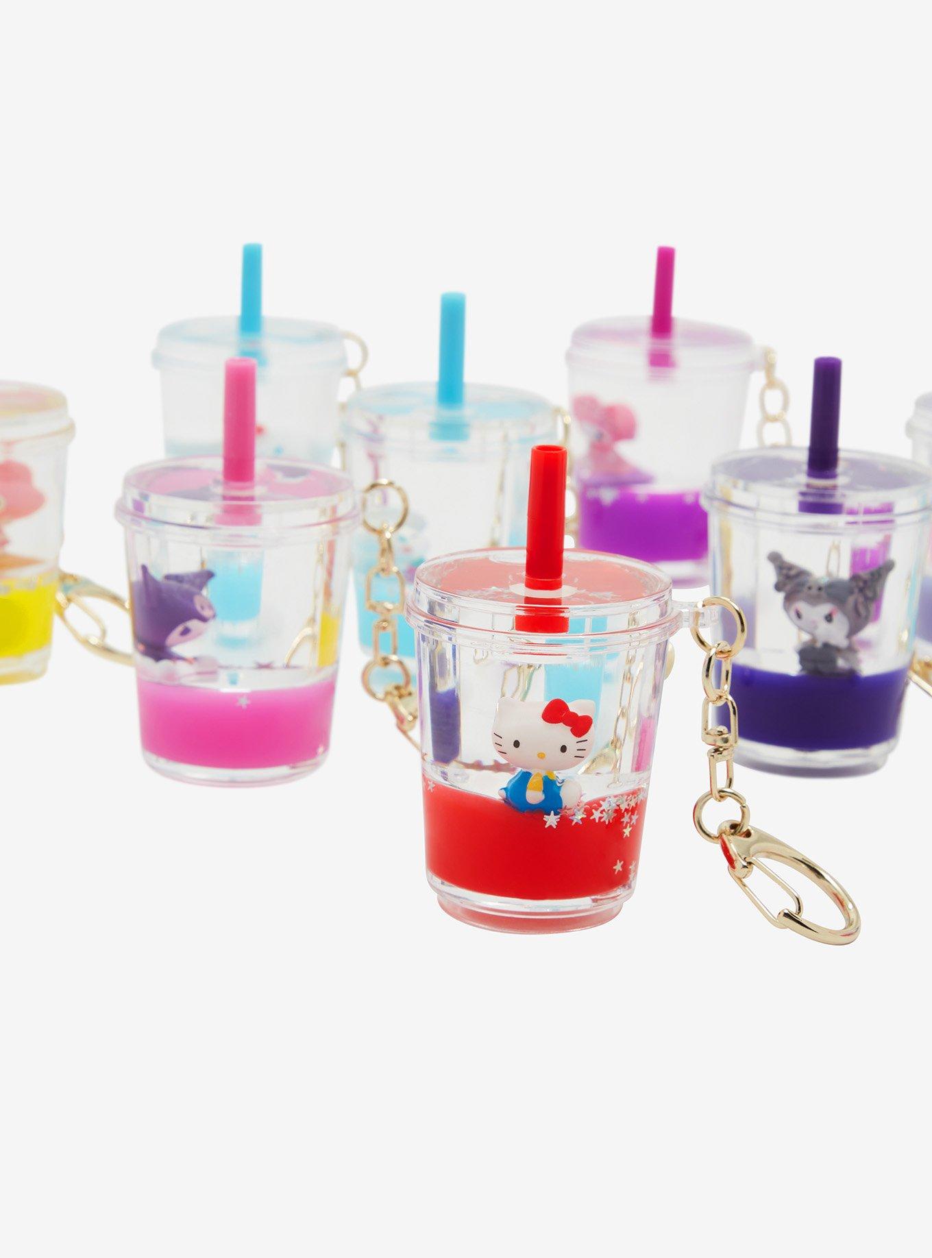 Sanrio Hello Kitty and Friends Tsunameez Straw Cup Floating Blind Bag Keychain, , hi-res