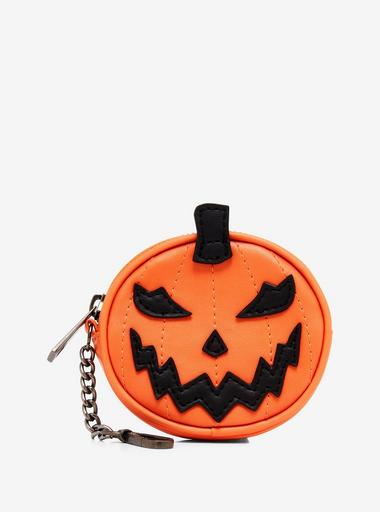 Coach Jack O Lantern Coin Case in shops orange Ginger Halloween pumpkin wallet pouch