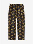 Harry Potter Plaid Hufflepuff Allover Print Sleep Pants - BoxLunch Exclusive, GREY, hi-res
