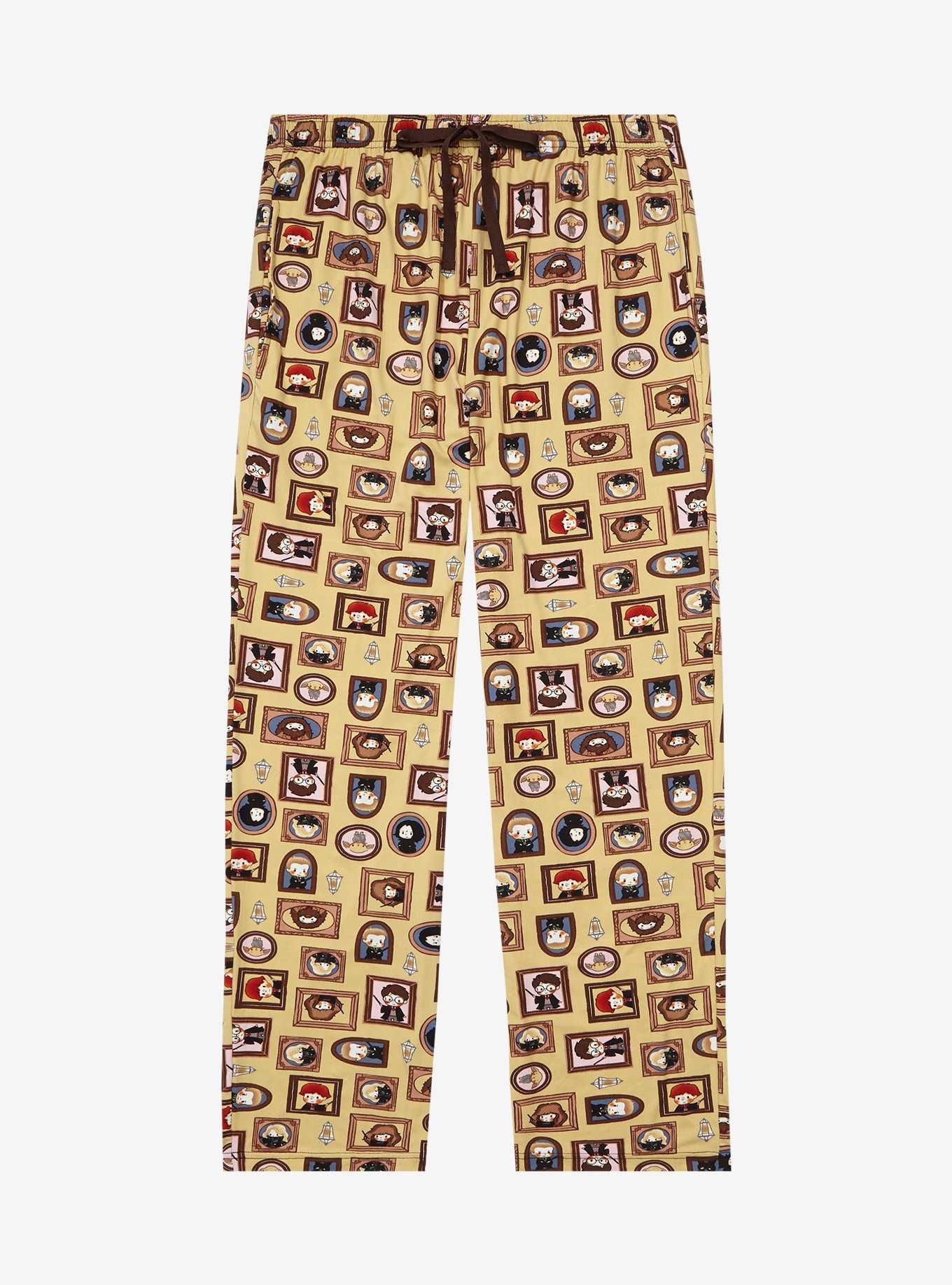 Harry Potter Hogwarts Portraits Allover Print Sleep Pants - BoxLunch Exclusive , , hi-res