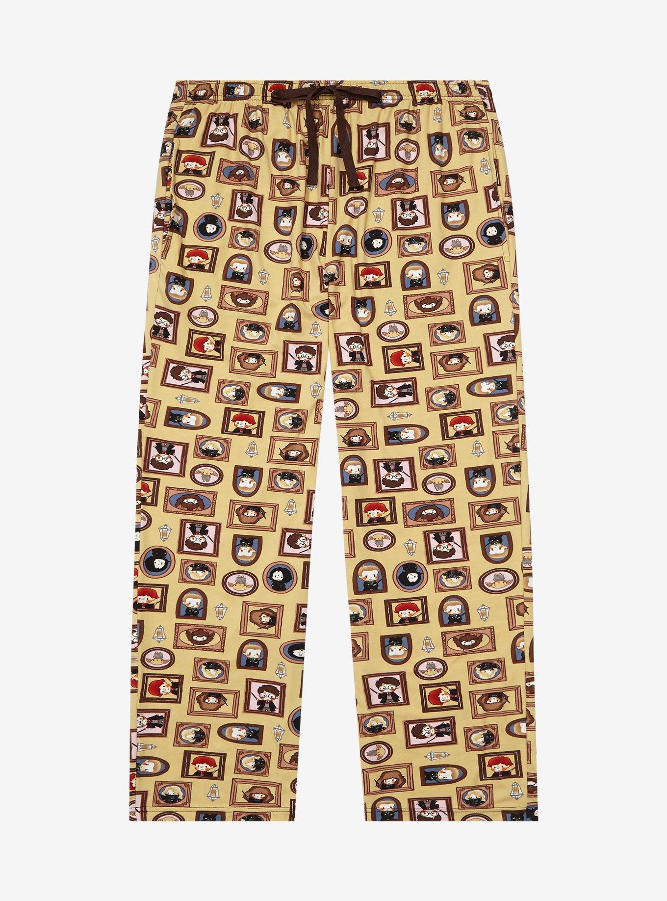 Harry Potter Hogwarts Portraits Allover Print Plus Size Sleep Pants BoxLunch Exclusive