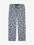 Puss in Boots Portraits Allover Print Sleep Pants - BoxLunch Exclusive, LIGHT BLUE, hi-res