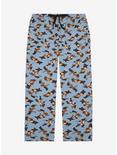 Puss in Boots Portraits Allover Print Plus Size Sleep Pants - BoxLunch Exclusive, LIGHT BLUE, hi-res