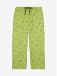 Shrek Outline Portraits Allover Print Plus Size Sleep Pants - BoxLunch Exclusive, LIGHT GREEN, hi-res