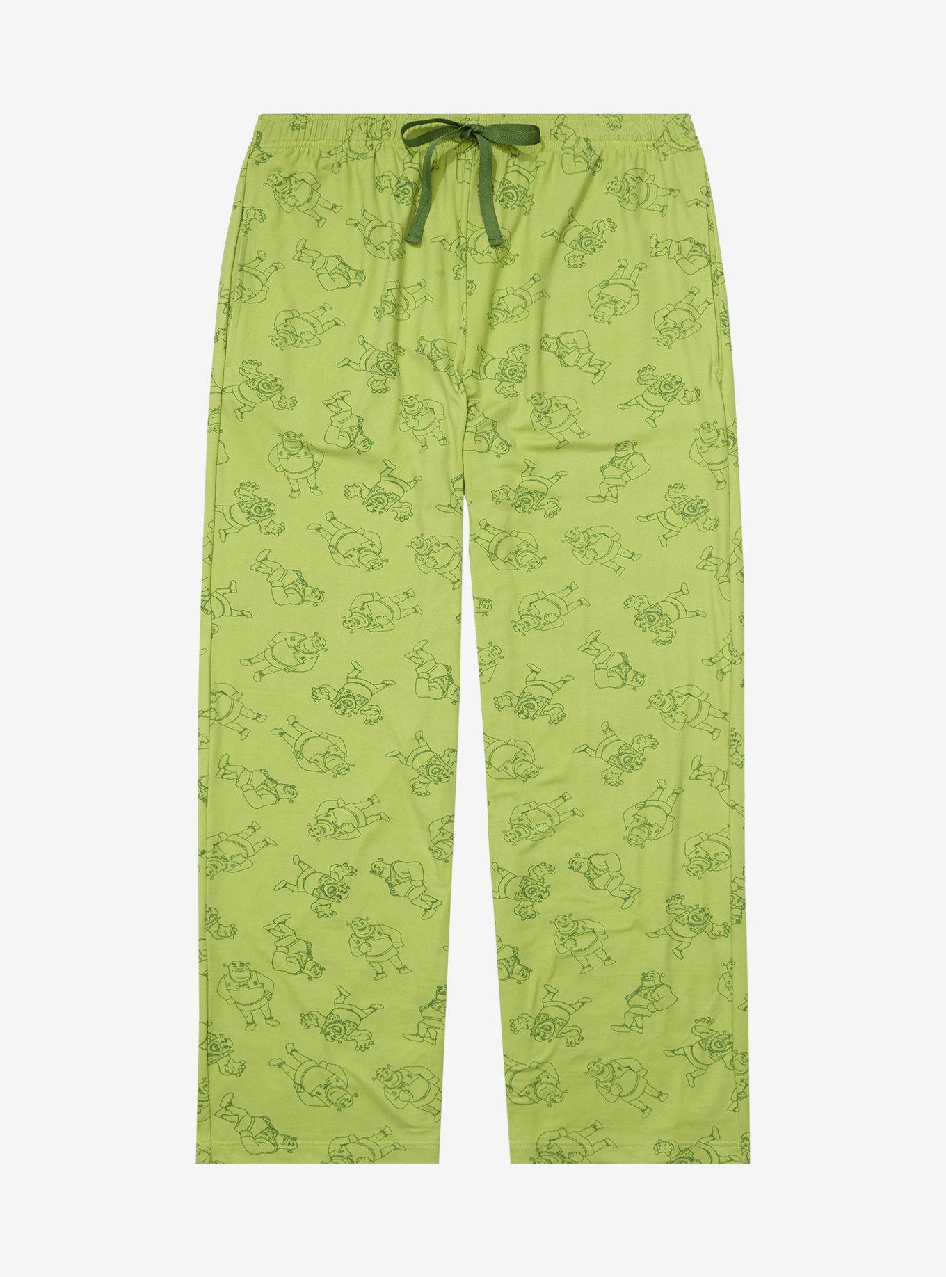 Shrek Outline Portraits Allover Print Plus Size Sleep Pants - BoxLunch  Exclusive