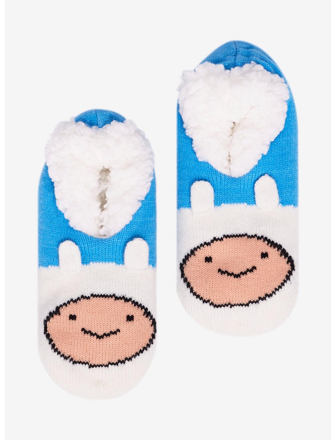 Adventure Time Finn Figural Slipper Socks - BoxLunch Exclusive, , hi-res