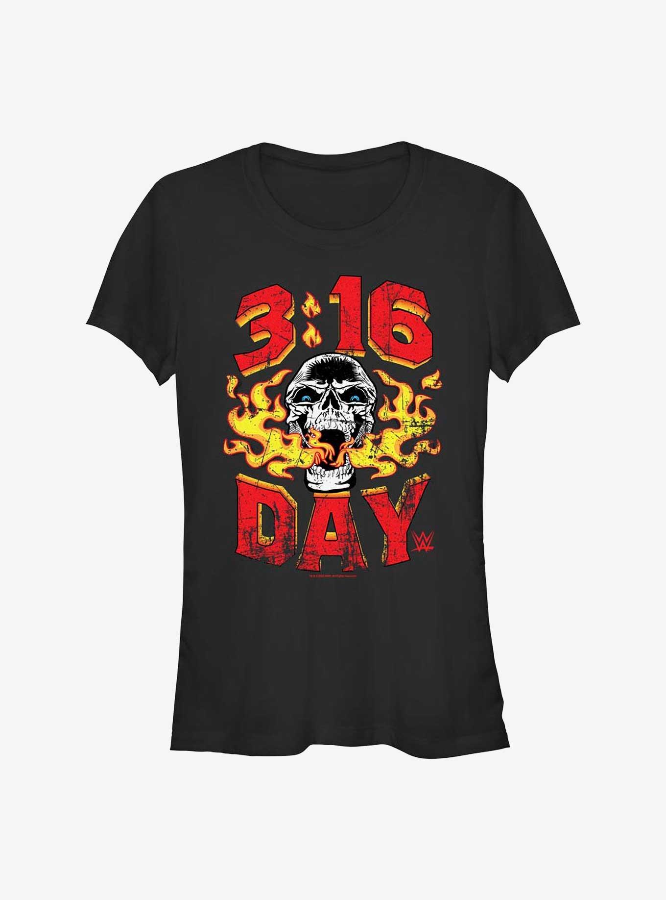 WWE 3:16 Day Stone Cold Steve Austin Girls T-Shirt