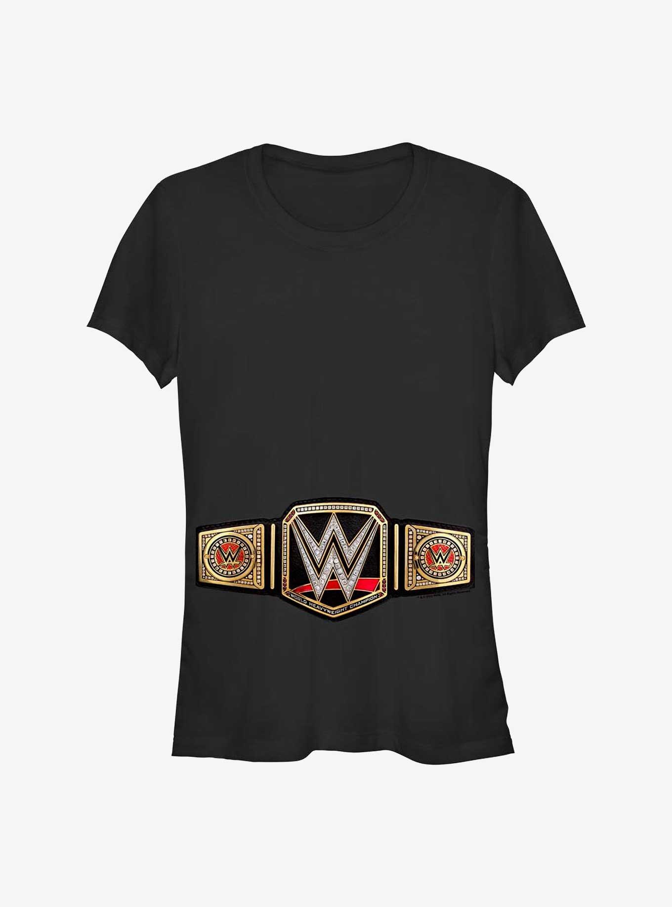 WWE Championship Belt Girls T-Shirt, BLACK, hi-res