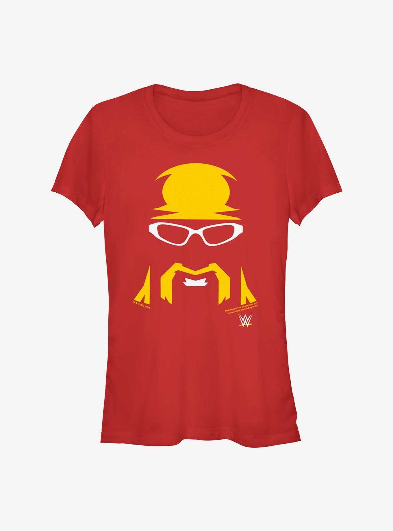 WWE Hulk Hogan Outline Print Style Girls T-Shirt, , hi-res
