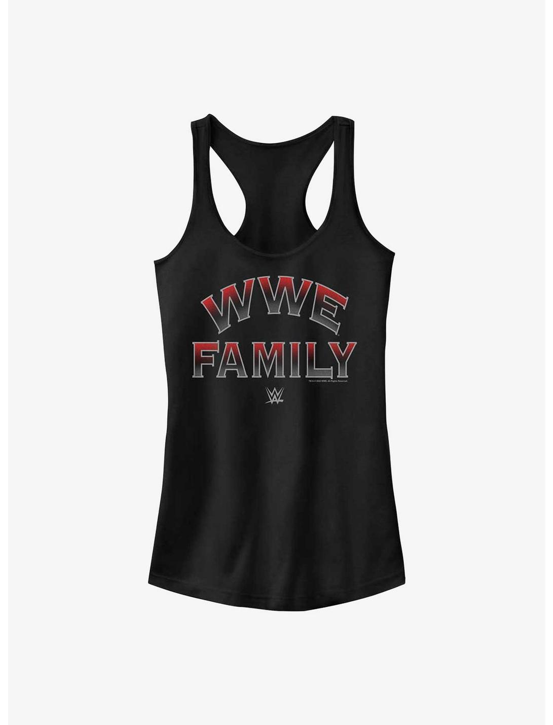 WWE Family Ombre Logo Girls Tank, BLACK, hi-res