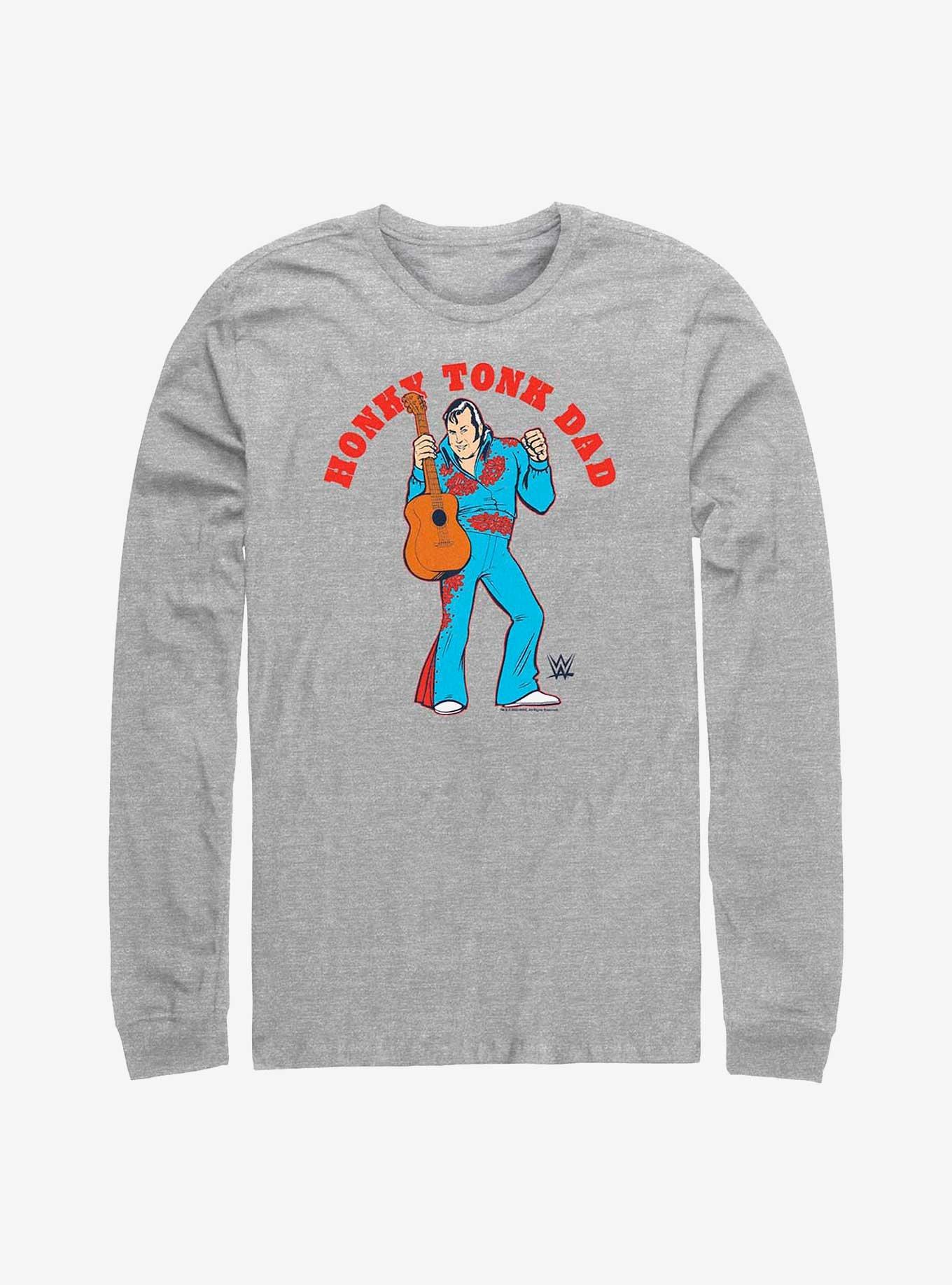 WWE Honky Tonk Dad Cartoon Portrait Long-Sleeve T-Shirt, , hi-res