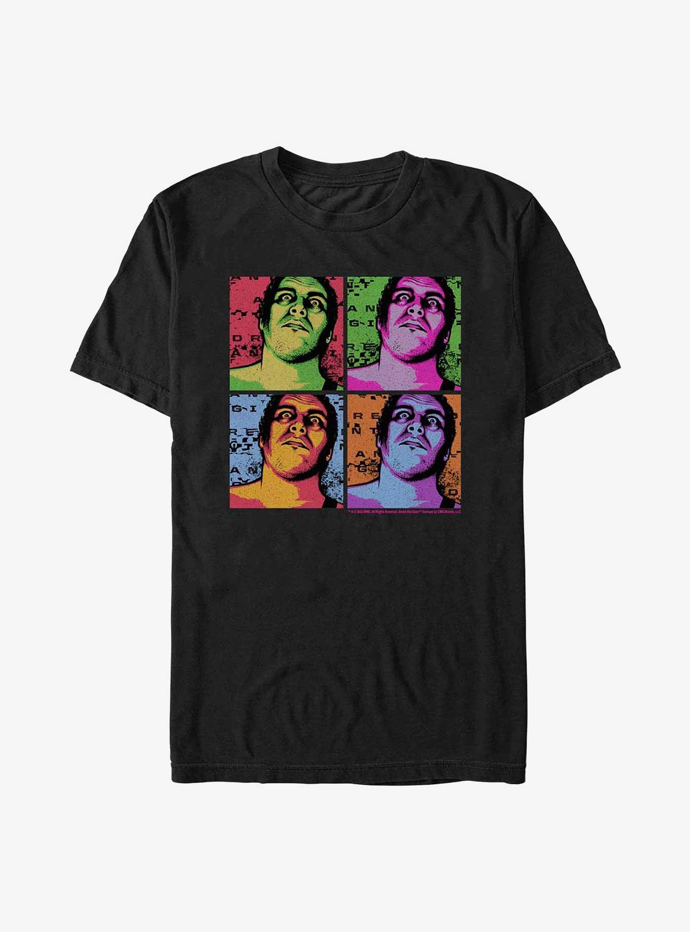 WWE Andre The Giant Pop Art T-Shirt, , hi-res