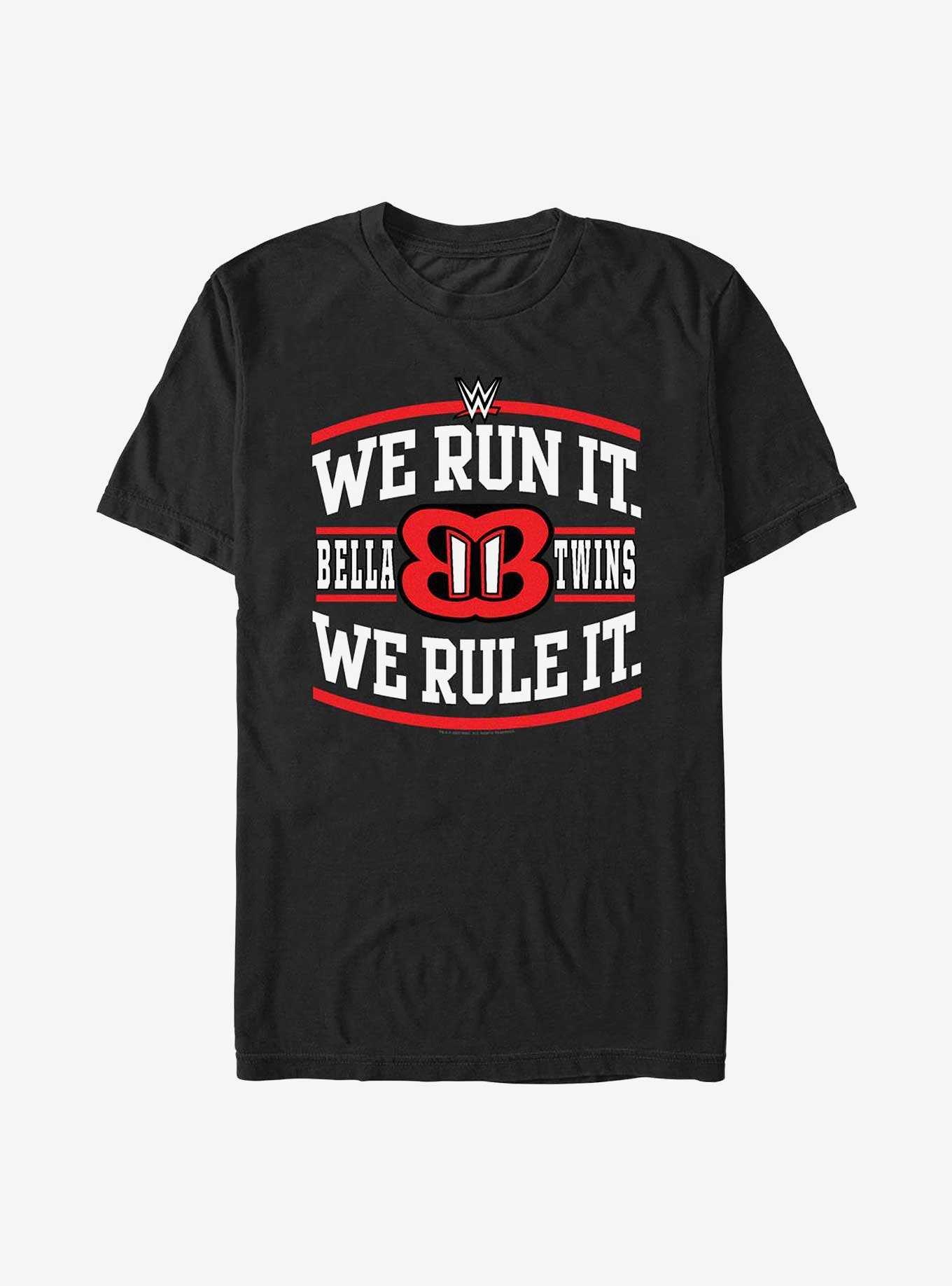 WWE The Bella Twins We Run It We Rule It Logo T-Shirt, , hi-res