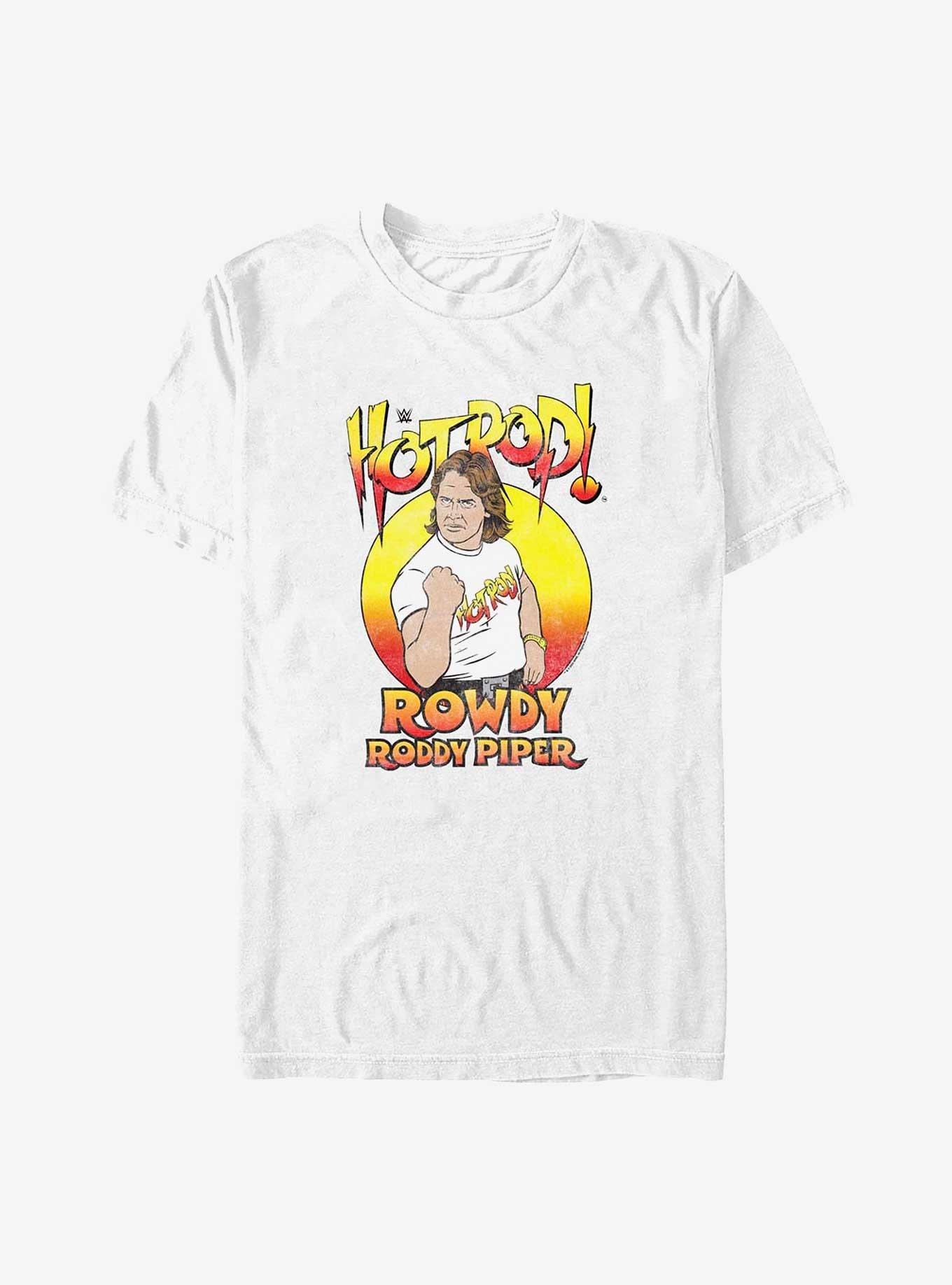 WWE Hot Rod! Rowdy Roddy Piper Retro TShirt WHITE Hot Topic