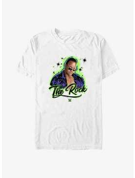 WWE The Rock Airbrushed Paint Style Portrait T-Shirt, , hi-res