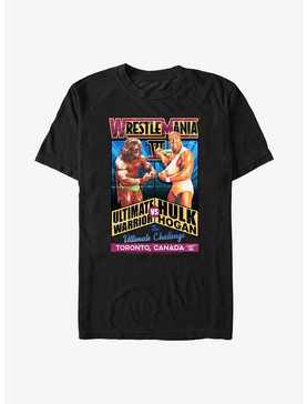 WWE WrestleMania 6 The Ultimate Challenge Ultimate Warrior Vs. Hulk Hogan T-Shirt, , hi-res