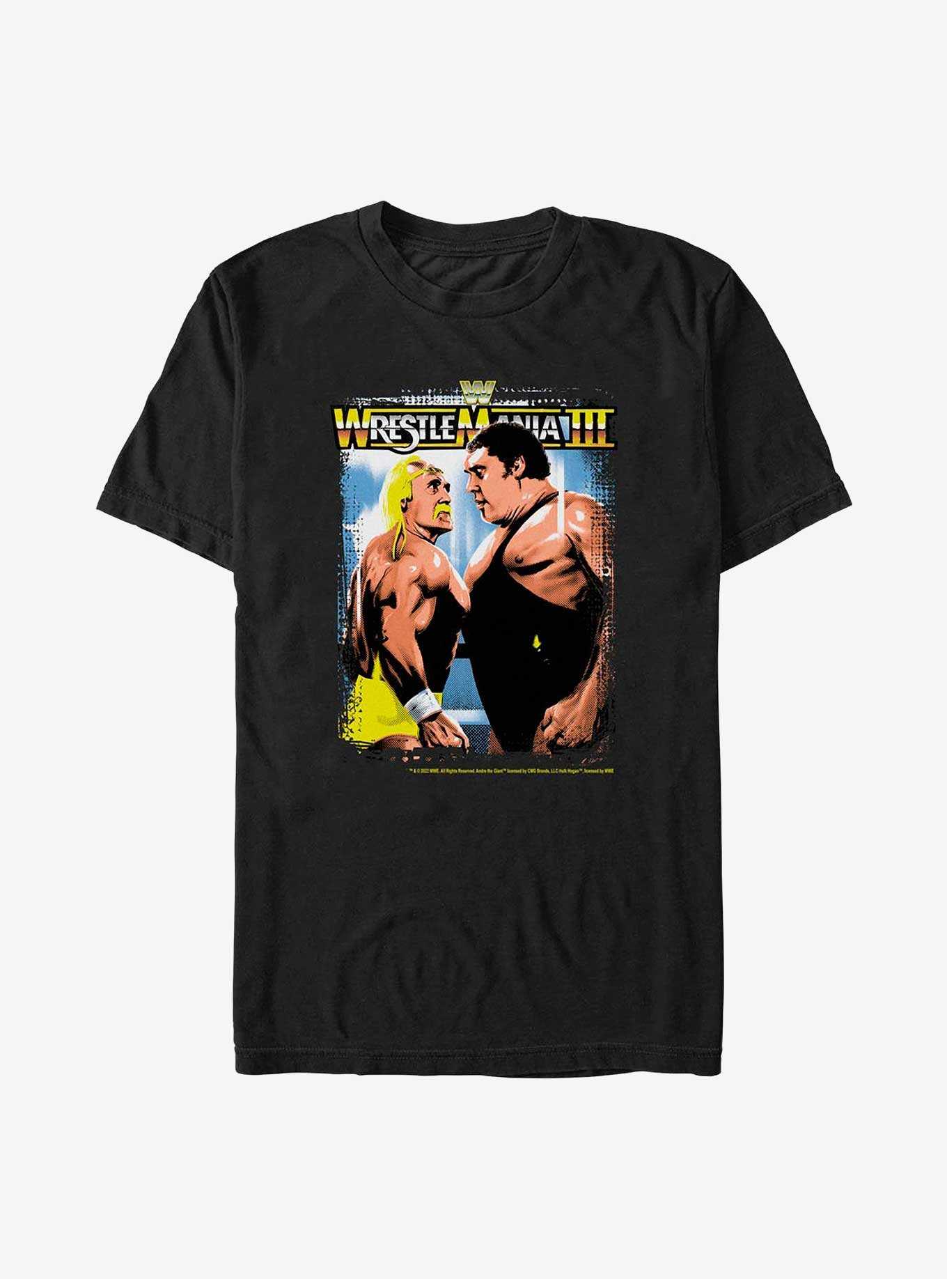 WWE WrestleMania III Hulk Hogan vs Andre The Giant T-Shirt, , hi-res