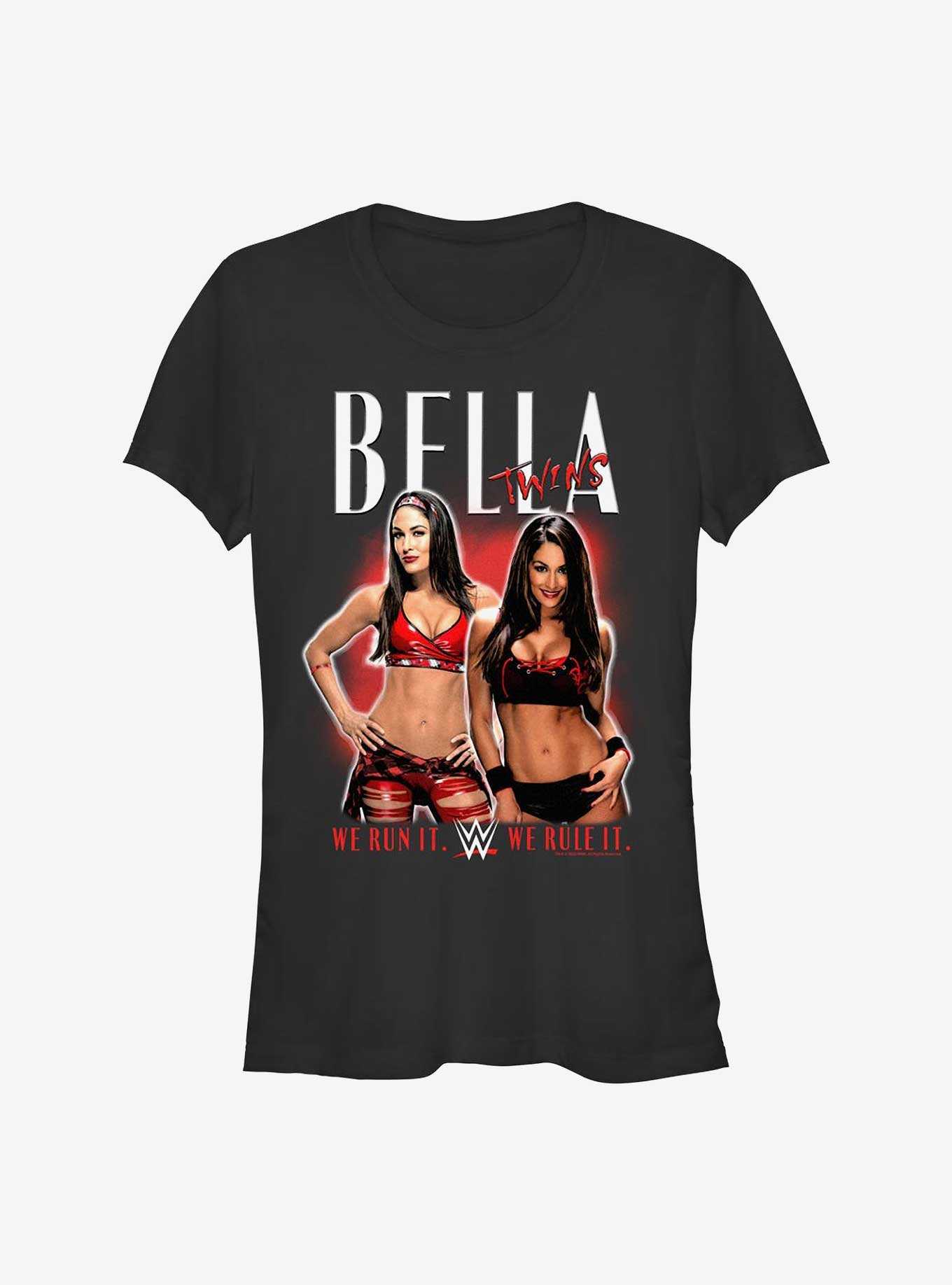 WWE The Bella Twins We Run It We Rule It Girls T-Shirt, , hi-res