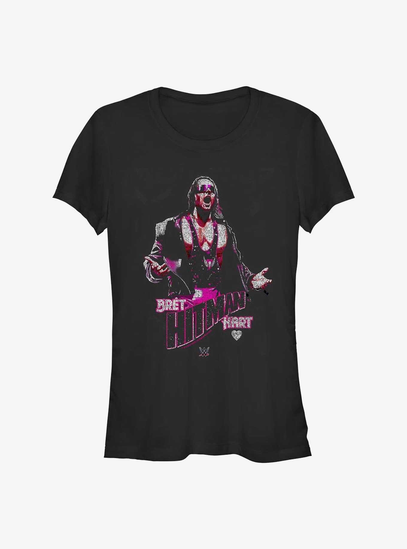 WWE Bret "Hitman" Hart Poster Girls T-Shirt