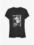 WWE Damage CTRL Bayley Kanji Action Anime Portrait Girls T-Shirt, BLACK, hi-res