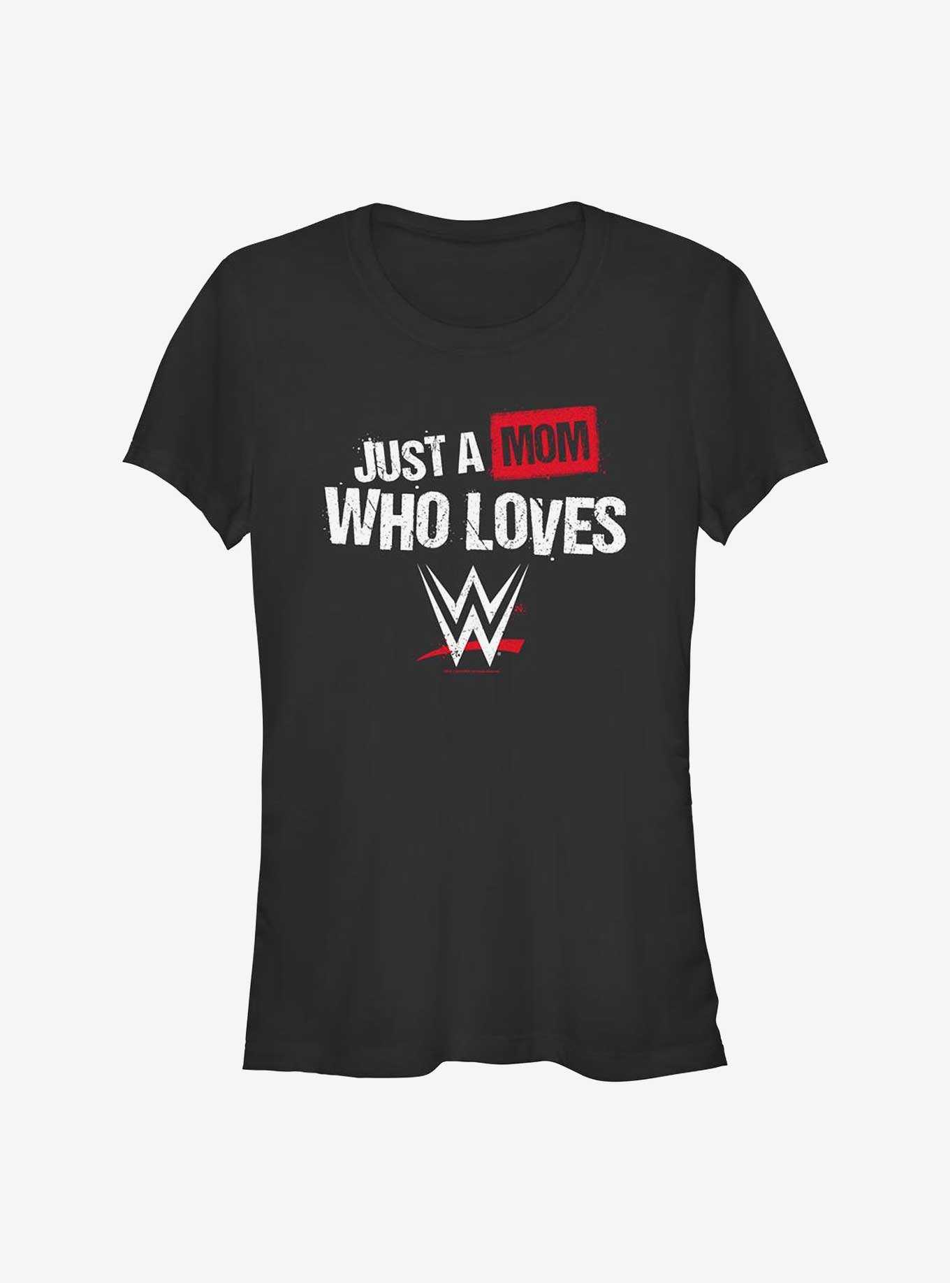 WWE Just A Mom Who Loves WWE  Girls T-Shirt, , hi-res