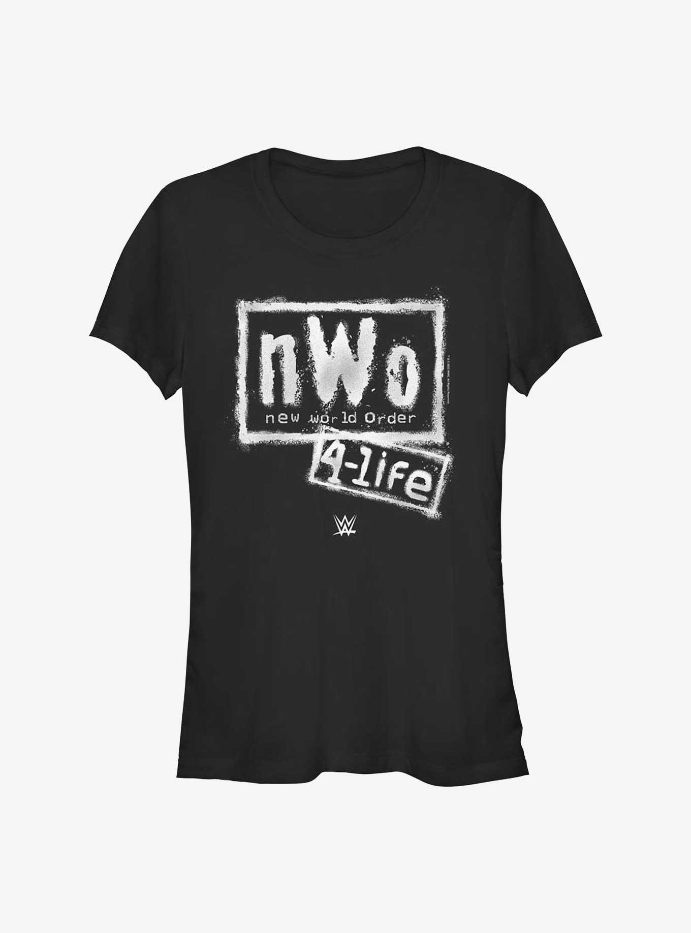 WWE nWo New World Order 4-Life Girls T-Shirt - BLACK | Hot Topic
