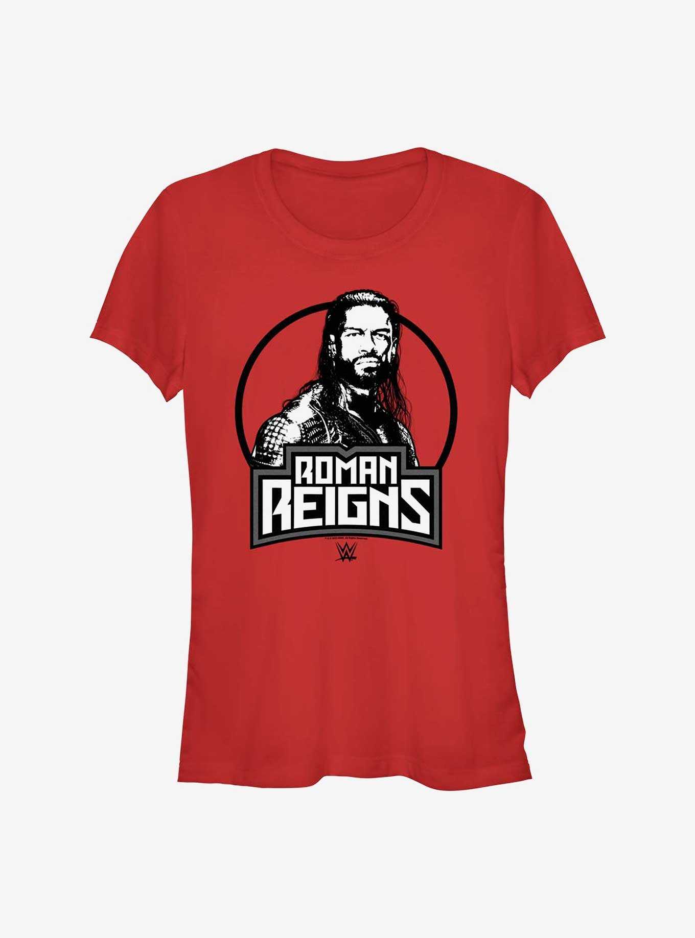 WWE Roman Reigns Circle Icon Portrait Girls T-Shirt, , hi-res