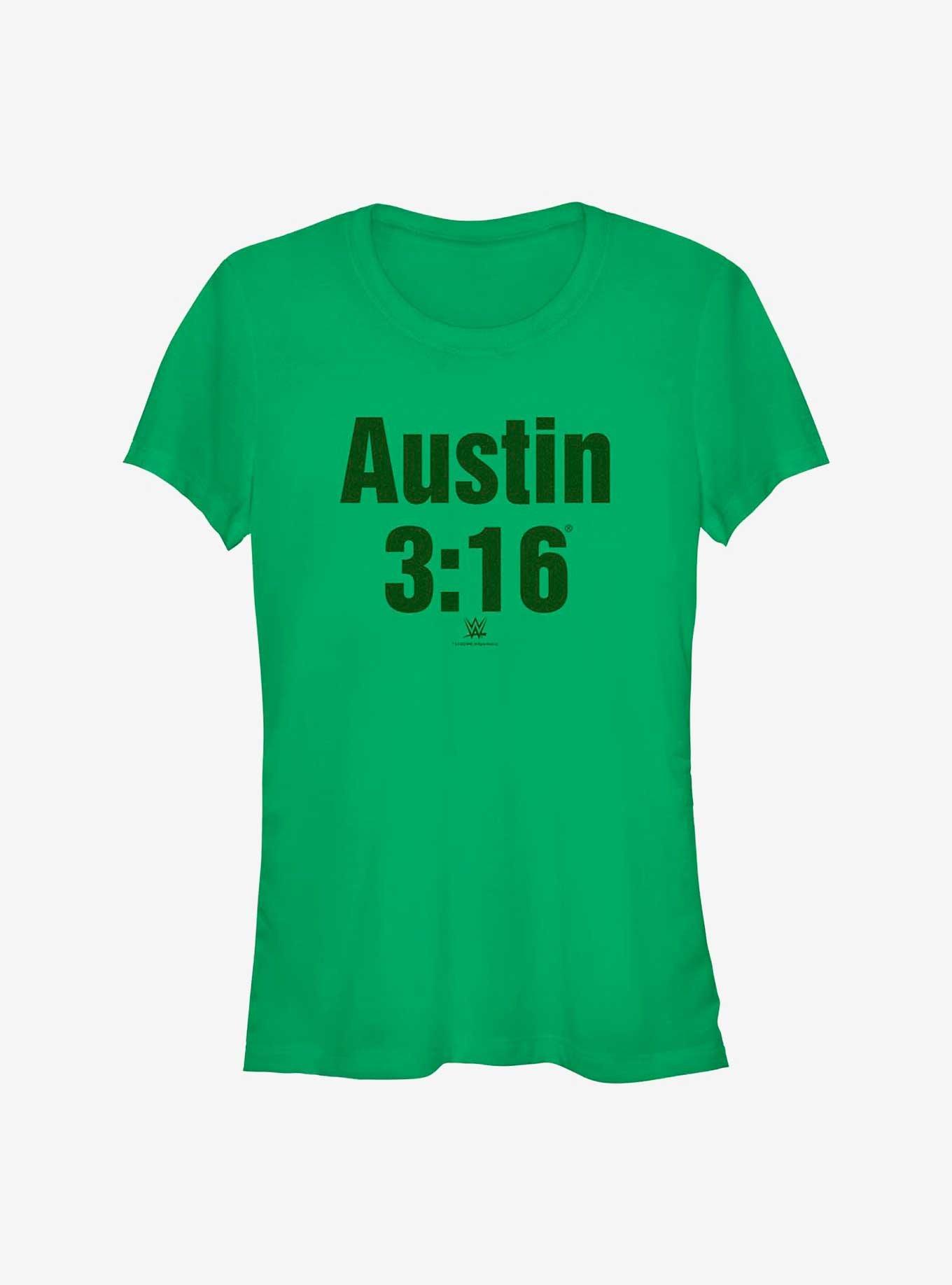 WWE Stone Cold Steve Austin 3:16 Green Era Girls T-Shirt